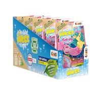 INKEE Galupy Mermaid Bath Bomb with Surprise, Children's Bath Bomb in Shell Shape with Mermaid Figures and Cotton Candy Aroma Pack of 5