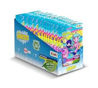 INKEE Galupy Mermaid Crackling Bath Salts for Kids - 16 Pack 60g Sachets in Pink, Blue and Purple with Jojoba Oil and Banana Milkshake Scent - Fun Bath Toys Gift Set for Children 3+