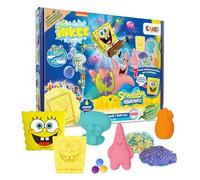 INKEE Sponge BOB Children's Bath Set Gift Box - 7 Children's Bath additives, Spongebob Bath Balls and Children's Bath Salts with Avocado Oil + Accessory