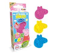 INKEE Mini Pack Peppa Pig, Set of 3 Bath Bombs for Children with Shapes of Their Peppa Pig Characters and Strawberry Scent, Guaranteed Fun