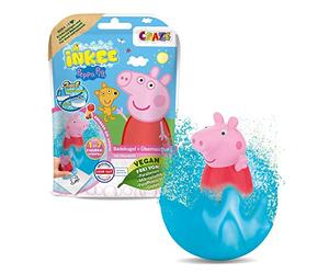 INKEE Peppa Pig Bath Pumps with Peppa Pig Bathtub Bathtub Surprise Gift, Pink or Blue, 1 Piece