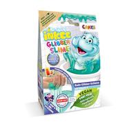 INKEE Slime Hippo - Turquoise bath additive with Peach Iced-tea Scent, Turns Water Into Slime, for up to 25 litres of water