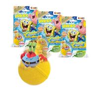 INKEE Spongebob Squarepants 3-Pack Kids Bath Bombs: 3 Surprise Collectible Figures, Kids Bath Toys Bubblegum & Jojoba Oil, 3 x 80g Greats Gifts for Kids Ages 3+