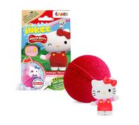 INKEE Surprise Bath Bomb Hello Kitty - Bath Bombs for Kids with Collectible Hello Kitty Figure, fizzing bathbomb with Hidden Toy, Pink or red, 80 g Single Pack - Toy for 3 Year Old Plus