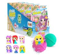 INKEE Surprise Bath Bomb Princess Bundle of 5 - 100 g Each, Surprise Bath Bombs for Kids with Princess Toy Inside - Bath Fizzers Set, Girls Bath Fun