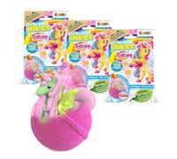 INKEE Surprise Pack 3 Galupy Unicorn Bath Bombs: Kids Bath Bombs, Children's Bath Bomb, Bath Bomb for Children, Candy Flavour, 3D Unicorn Figure