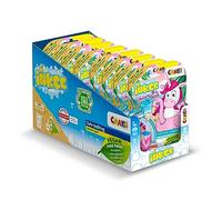 INKEE Unicorn Bath Toy Set - 8 Kids Bath Bombs with Hidden Surprise Figures, Popcorn Scent Bubble Bath Fizzies - Creative Gift for Girls and Boys Age 3+ and Fun Children’s Present