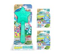 INKEE Wand Star Set Green - Kids Bath Toy with Colour-Mixing Bath Bombs - Creative Water Toy for Children with Magic Wand and Bath Drops