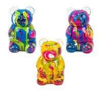 Inkerz Bear (One Supplied at Random) - Squishy Paint Effect Sensory Fidget Toy, Squeeze Toy for Kids, Stress Relief, Squish Craze Trend