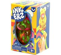 Inkerz Sensory Teddy Bear Squeeze Toy, Multi-Colour Paint Filled, Ages 3+ - 1 SENT AT RANDOM