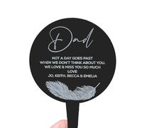 Inketch Personalised Grave Ornaments | Custom Graveside Ornaments for Mum, Dad, Grandad, Grandma & Loved Ones | Personalised Memorial Gifts for Graveside | Memorial Gifts for Graveside
