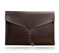 Inkfew Carrier Bag Case Genuine Leather Portfolio Folder Document Organizer Laptop & Tablet,Folio Case for Men & Women