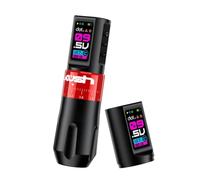 INKgrafiX® Inkone Kush Red Wireless Tattoo Pen 2x Battery Machine Adjustable Next Gen