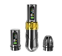 INKgrafiX® VEX Gold Wireless Tattoo Professional Pen Machine HD Brushless 2 x Battery Premium