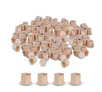 INKin Biodegradable Tattoo Ink Cups Medium 12mm - 200Pcs Disposable ECO Friendly Caps with Base for Hold Ink Pigments Supplies (12mm-Medium)