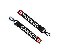 inking house Canada Key Chain Keyring Luggage Tag Zipper Pull Bag Canadian Key Ring