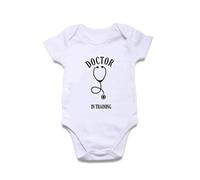 inking house DOCTOR In training Print New Born, 3-6, 6-9 Months Baby Grow BodySuit Gift (6-9 MONTHS)