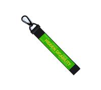 Inking House HIDDEN DISABILITY Chain Keyring Luggage Tag Zipper Pull Bag Key Ring (BLACK)