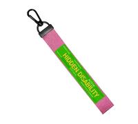 Inking House HIDDEN DISABILITY Chain Keyring Luggage Tag Zipper Pull Bag Key Ring (DARK PINK)