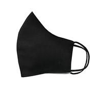 inking house Plain Black Cotton Face Mask Protective Covering Washable Reusable Breathable