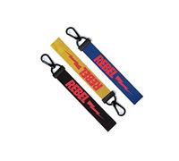 inking house Rebel Key Chain Keyring Luggage Tag Zipper Pull Bag Ring Key Ring Rebellion (BLUE)