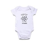 inking house Scientist in training Print New Born, 3-6, 6-9 Months Baby Grow BodySuit Gift (6-9 MONTHS)