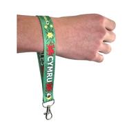 inking house Wales Key Chain Keyring Luggage Tag Zipper Pull Bag Welsh Dragon Key Ring