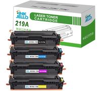 Inkjello 219A Toner Cartridge Replacement For HP 219A Toner Cartridge - (W2190A) Compatible with HP Colour LaserJet Pro 3202dn 3202dng 3202dw MFP 3302fdn MFP 3302fdng MFP 3302fdw MFP 3302sdw (4-Pack)