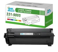 Inkjello 331-9805 Toner Cartridge Replacement For DELL2360 Compatible with Dell B2360d B2360dn B3460dn B3465dnf Printers Black (1-Pack)