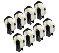 Inkjello 8 Compatible DK-11204 Shipping Address Labels - 400 Labels/Roll, 17mm x 54mm - Replacement for DK11204 Brother QL-1050 QL-1100 QL-700 QL-820NWB QL-800 QL-1110NWB QL-1100C QL-1110NWB (8-Pack)