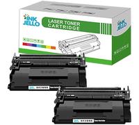 Inkjello CF289A / 89A Toner Cartridge With Chip For Printer, Compatible With HP LaserJet Enterprise Flow MFP M528z M507dn M507x MFP M528dn MFP M528f M507 M528 MFP (Black, 2-Pack)