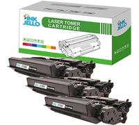 Inkjello CF289X / 89X Toner Cartridge With Chip For Printer, Compatible With HP LaserJet Enterprise Flow MFP M528z M507dn M507x MFP M528dn MFP M528f M507 M528 MFP (Black, 3-Pack)