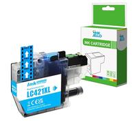 Inkjello Compatible 421XL Ink Cartridge Replacement For Brother DCP-J1050DW DCP-J1140DW DCP-J1800DW MFC-J1010DW 421XL (Cyan,1-Pack)