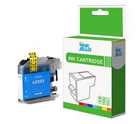 InkJello Compatible Ink Cartridge Replacement for Brother DCP-J4120DW DCP-J562DW MFC-J4420DW MFC-J4620DW MFC-J4625DW MFC-J480DW MFC-J5320DW MFC-J5620DW MFC-J5625DW MFC-J5720DW LC-223 (Cyan, 1-Pack)