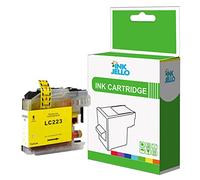 InkJello Compatible Ink Cartridge Replacement for Brother DCP-J4120DW DCP-J562DW MFC-J4420DW MFC-J4620DW MFC-J4625DW MFC-J480DW MFC-J5320DW MFC-J5620DW MFC-J5625DW MFC-J5720DW LC-223 (Yellow, 1-Pack)