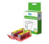 InkJello Compatible Ink Cartridge Replacement for Canon Pixma iP7200 iP7250 iP8700 iP8750 iX6850 MG5450 MG5450S MG5550 MG5600 MG5650 MG6350 MG6450 MG6600 MG6650 MG7150 MG7500 CLI551Y (Yellow, 2-Pack)