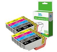 InkJello Compatible Ink Cartridge Replacement for Epson XP-530 XP-540 XP-630 XP-635 XP-640 XP-645 XP-830 XP-900-33XL (Black/Photo-Black/Cyan/Magenta/Yellow, 10-Pack)