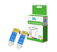 InkJello Compatible Ink Cartridge Replacement for Kodak ESP3 ESP5 ESP7 ESP9 5100 5300 5500 3250 5100 5300 5250 6150 7250 9250 K10BK (Black, Double-Pack)
