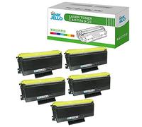 InkJello Compatible Toner Cartridge Replacement for Brother DCP-8060 DCP-8065DN HL-5240 HL-5240L HL-5250D HL-5250DN HL-5270D HL-5270DN HL-5280DW MFC-8460N TN3170 TN3280 TN3290 (Black, 5-Pack)