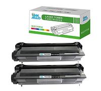 InkJello Compatible Toner Cartridge Replacement for Brother DCP-8110DN DCP-8250DN HL-5440D 5450DN 5450DNT 5470DW 6180DW 6180DWT MFC-8510DN MFC-8520DN MFC-8950DW MFC-8950DWT TN3380 (Black, Double Pack)