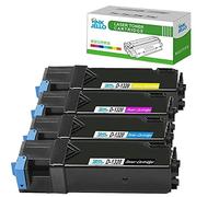 InkJello Compatible Toner Cartridge Replacement for Dell 1320 1320c 1320cn 1320dn 593-10262/3/5/4 (Black/Cyan/Magenta/Yellow, 4-Pack)