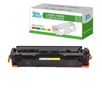 InkJello Compatible Toner Cartridge Replacement for HP Colour LaserJet MFP M477fdw Pro M452dn M452nw Pro MFP M377dw M477fdn M477fnw CF412X (Yellow)