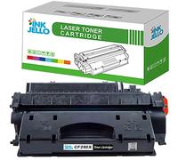 InkJello Compatible Toner Cartridge Replacement for HP LaserJet Pro 400 M401a 400 M401d 400 M401dn 400 M401dw 400 M401n 400 MFP M425dn 400 MFP M425dw CF280X (Black, 1-Pack)