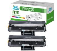 InkJello Compatible Toner Cartridge Replacement for Samsung Xpress SL-M2020 SL-M2020W SL-M2022 SL-M2022W SL-M2026 SL-M2026W SL-M2070 SL-M2070F SL-M2070FW SL-M2070W -MLT-D111S (Black,2-Pack)