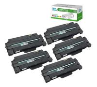 InkJello Compatible Toner Cartridges Replacement for Samsung ML-1910 1915 ML-2525 ML-2525W ML-2540 ML-2545 ML-2580n SCX-4600 SCX-4623F SCX-4623fn SCX-4623FW SF-650 SF-650P MLT-D1052L (Black, 5-Pack)