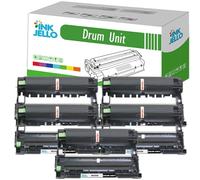 Inkjello DR2400 Drum Unit Replacement For Brother DR2400 Compatible with Brother DCP-L2510D DCP-L2530DW DCP-L2550D HL-L2310D HL-L2375DW MFC-L2710DN MFC-L2710DW MFC-L2730DW MFC-L2750DW Black (5-Pack)