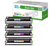 Inkjello DR248CL Drum Unit For Printer, Compatible With Brother DCP-L3515CDW DCP-L3520CDW DCP-L3520CDWE DCP-L3527CDW DCP-L3555CDW (B/C/M/Y, 4-Pack)