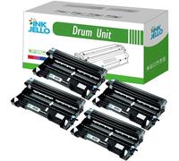 Inkjello DR3400 Drum Unit Replacement For Brother DR3400 Compatible with Brother DCP-L5500DN DCP-L6600DW HL-L5000D HL-L5050DN HL-L5100DN HL-L5100DNT HL-L5200DW HL-L5200DWT HL-L6250DN Black (4-Pack)