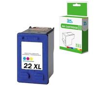 Inkjello HP22XL Compatible Ink Cartridge For HP Deskjet 2149 2180 3747 3900 3910 3915 3918 3920 3930 3930v 3938 3940 3940v D1311 D1320 D1330 D1341 D1360 D1368 D1400 D1415 D1420 (Tri-Color, 1-Pack)