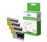 InkJello Ink Cartridge For Printer, Compatible With Brother DCP-135C DCP-150C DCP-153C DCP-157C DCP-750CN MFC-235C MFC-260C DCP-130C DCP-330C DCP-350C DCP-357C DCP-540CN DCP-560CN LC970B (BK, 4-Pack)